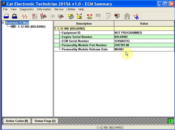 実質2015A幼虫ET3のアダプターIIIソフトウェア表示3
