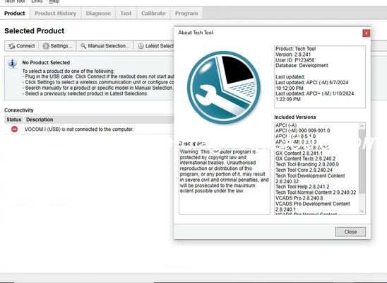 良い価格 ボルボ プレミアム テックツール PTT2.8.241 ソフトウェア+ACPI+Devtool 2025年 VOCOM/VOCOM II用 オンライン