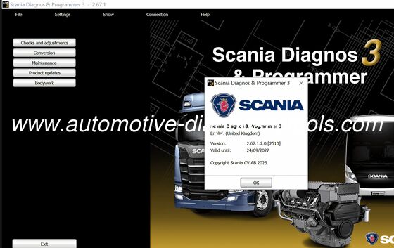 良い価格 2026 最新のScania VCI&VCI3 SDP3 V269.1 スキャニアのトラック/バス用自動車用診断ソフトウェア オンライン