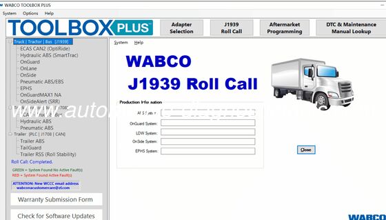 良い価格 2025 WABCO TOOLBOX PLUS 14.3.0.0 診断ソフトウェア オンライン