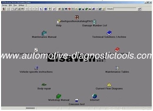 良い価格 Audi/VW/SKODA/座席のための ELSAWIN 4.0 の自動車診断ソフトウェア オンライン