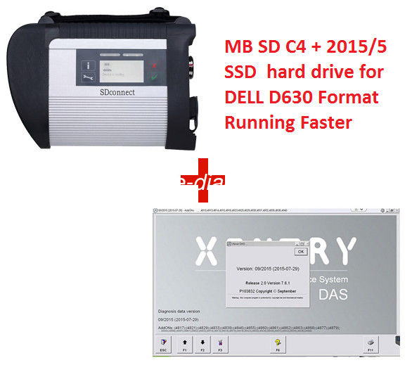 WIFI MB SD Connect Compact 4 2020/3 SSD Hard Disk Works With W7 or W10 System