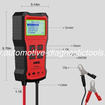 良い価格 アンセル BST100 自動車電池テスト 12V セル100-2000CCA 30- 220Ah オンライン