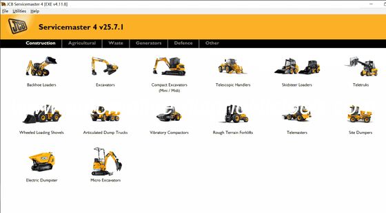良い価格 [ 25.7 リリース ]JCB ServiceMaster 4 v25.07 診断ソフトウェア オンライン