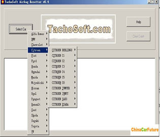 良い価格 Tachosoft のエアバッグの Resetter V6.4 の自動診断ソフトウェア カバー 450 エアバッグ ECU モデル オンライン