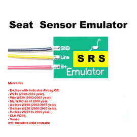 良い価格 SRS3メルセデスは表示器のエアバッグが付いているセンサーのエミュレーターを、車修理トラブルシューティングつけます オンライン